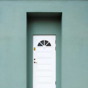 elegant white door