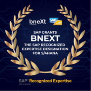 sap grants bnext expertise designation for S/4 HANA
